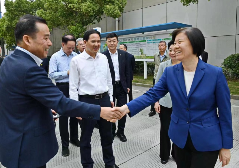 全國政協(xié)副主席沈躍躍一行赴企業(yè)調(diào)研